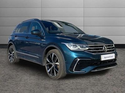 Used VW Tiguan R-line 200 HP (147 kW) 2021 Blue SUV