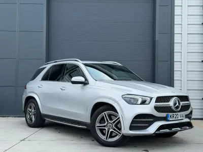 Usado Mercedes GLE300 AMG line 2020 Prateado Carrinha