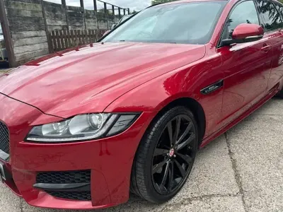 Used Jaguar XF R-Sport 179 HP (131 kW) 2018 Red Sedan