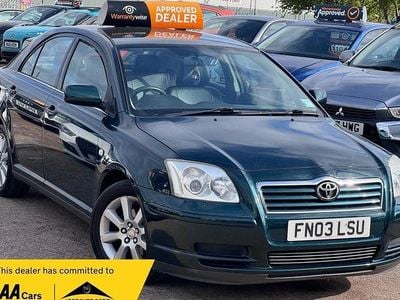 Green Used 2003 Toyota Avensis T3 Hatchback | £2,175 (Fair price)