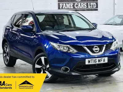 Used Nissan Qashqai N-Connecta 130 HP (95 kW) 2016 Blue SUV