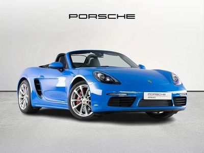 Used Porsche Boxster 344 HP (253 kW) 2022 Blue Cabriolet