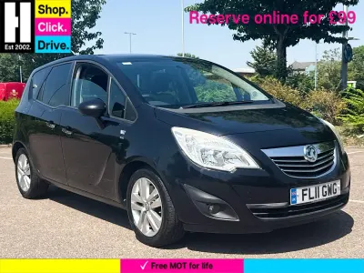 Used Vauxhall Meriva 2011 Black MPV