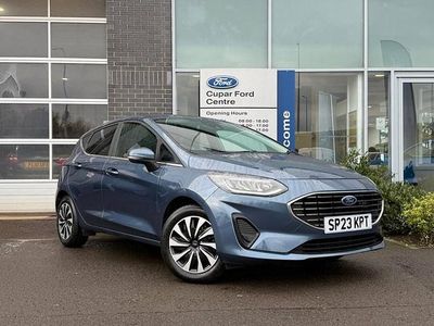 Used Ford Fiesta Titanium 100 HP (73 kW) 2023 Blue Hatchback
