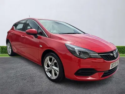 Used Vauxhall Astra SRi 145 HP (106 kW) 2020 Red Hatchback