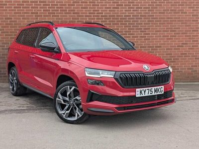 Used Skoda Karoq SportLine 110 HP (80 kW) 2025 Red SUV