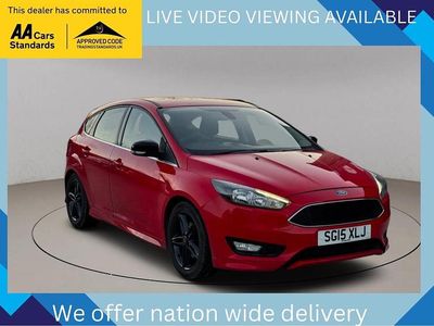 Used Ford Focus Zetec 2015 Red Hatchback
