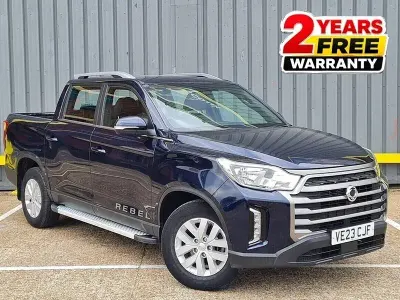 Used SsangYong Musso 181 HP (133 kW) 2023 Blue Pickup