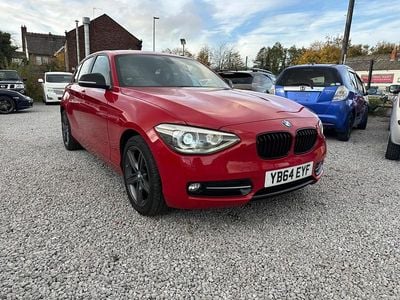 Begagnad BMW 116 Sport Line 116 HK (85 kW) 2015 Röd Halvkombi