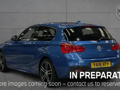 Used BMW 118 M Sport 148 HP (108 kW) 2018 Blue Hatchback