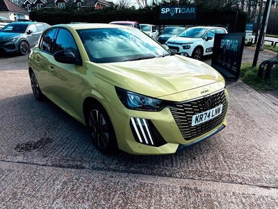 Used Peugeot 208 Allure 99 HP (72 kW) 2024 Yellow Hatchback
