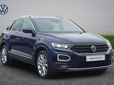 Used VW T-Roc SEL 150 HP (110 kW) 2020 Blue SUV