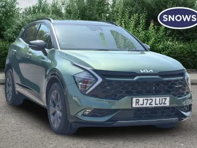Used Kia Sportage GT-Line S 226 HP (166 kW) 2022 Experience green with black roof SUV