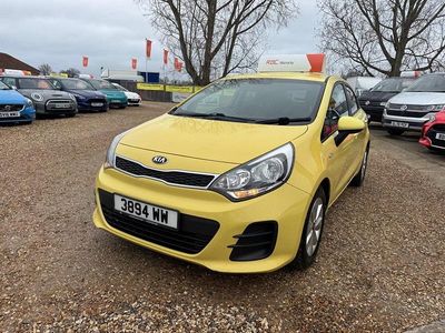 Used Kia Rio 2015 Yellow Hatchback