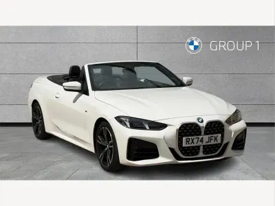 Used BMW 420 M Sport 180 HP (132 kW) 2024 White Cabriolet