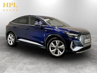 Used Audi Q4 Sportback e-tron S-Line 150 kW (204 HP) 2023 Blue SUV