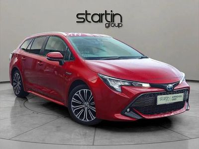 Red Used 2020 Toyota Corolla Design Estate | £17,450 (Fair price)