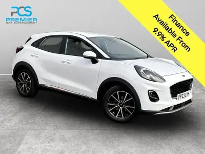Used Ford Puma Titanium 125 HP (91 kW) 2023 Frozen white (premium paint) SUV