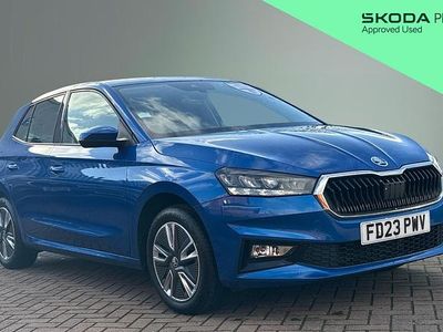 Used Skoda Fabia Comfort 95 HP (69 kW) 2023 Blue Hatchback