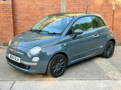 Used Fiat 500 Lounge 69 HP (50 kW) 2015 Grey Hatchback