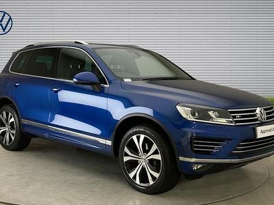 Used VW Touareg R-line 262 HP (192 kW) 2016 Blue SUV