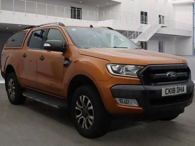 Used Ford Ranger Wildtrack 2018 Orange Pickup