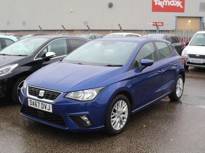 Used Seat Ibiza SE Technology 95 HP (69 kW) 2017 Blue Hatchback