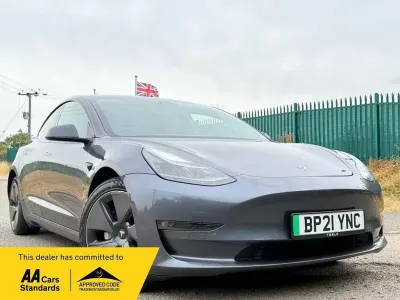 Used Tesla Model 3 Long Range AWD 254 kW (346 HP) 2021 Grey Sedan