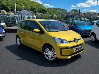 Used VW up! move up! 60 HP (44 kW) 2016 Yellow Hatchback