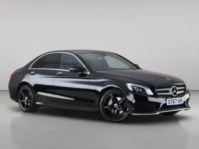 Used Mercedes C200 AMG line 2018 Black Sedan