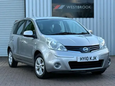 Używany Nissan Note Acenta 110 KM (80 kW) 2010 Srebrny Minivan