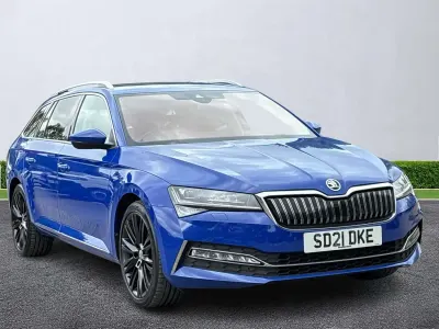 Used Skoda Superb 2021 Blue Estate