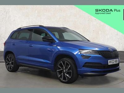 Blue Used 2021 Skoda Karoq SportLine SUV | £22,203 (Fair price)