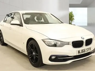 Used BMW 330e Sport Line 252 HP (185 kW) 2016 White Sedan