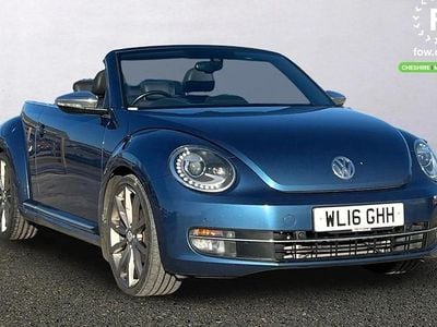 Blue Used 2016 VW Beetle Sportline Cabriolet | £16,199 (Expensive)