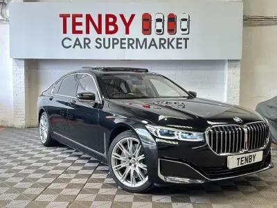 Used BMW 745e 2021 Black Sedan