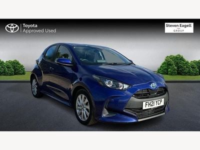 Blue Used 2021 Toyota Yaris Hybrid Hatchback | £16,235 (Good price)
