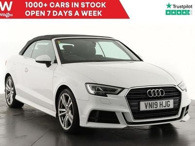 White Used 2019 Audi A3 Cabriolet S-Line Cabriolet | £16,899 (Fair price)