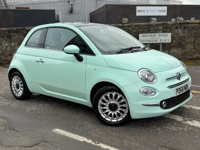 Used Fiat 500 Lounge 69 HP (50 kW) 2018 Green Hatchback