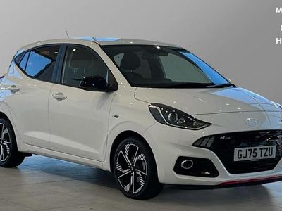 New Hyundai i10 N Line 90 HP (66 kW) 2025 White Hatchback