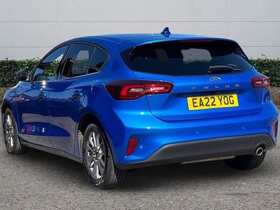 Used Ford Focus Titanium 2022 Blue Hatchback