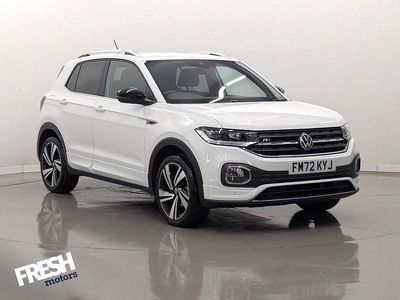 White Used 2022 VW T-Cross R-line SUV | £17,499 (Fair price)