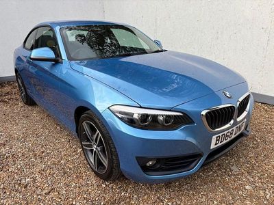 Blue Used 2018 BMW 218 Sport Line Coupe | £9,690 (Fair price)