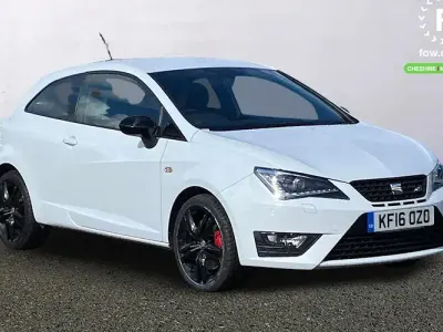 Used Seat Ibiza CUPRA 192 HP (141 kW) 2016 White Hatchback