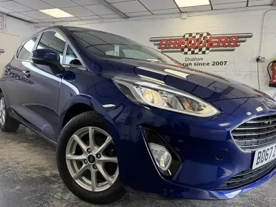 Used Ford Fiesta Zetec 100 HP (73 kW) 2017 Blue Hatchback