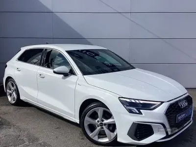 Used Audi A3 S-Line 110 HP (80 kW) 2023 White Sedan