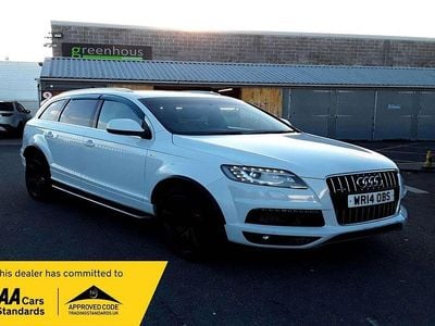 White Used 2014 Audi Q7 S-line plus SUV | £10,999 (Fair price)