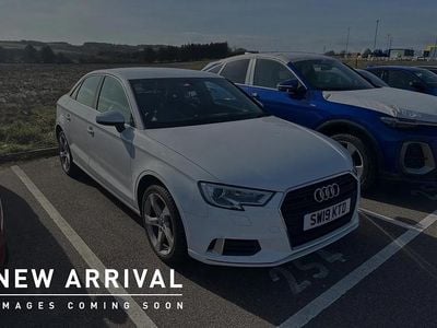 Used Audi A3 Sport 150 HP (110 kW) 2019 Ibis white, solid Sedan