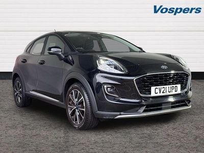 Used Ford Puma Titanium 125 HP (91 kW) 2021 Black SUV
