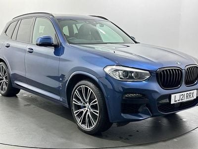 Blue Used 2021 BMW X3 M Sport SUV | £19,810 (Good price)